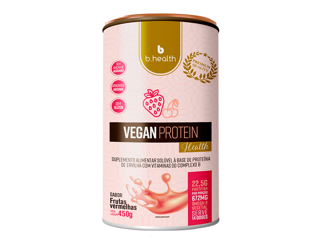 Vegan Protein Health Frutas Vermelhas